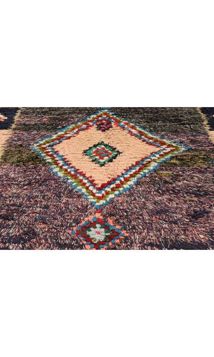 4 x 8 Colorful Vintage Moroccan Azilal Rug 20622