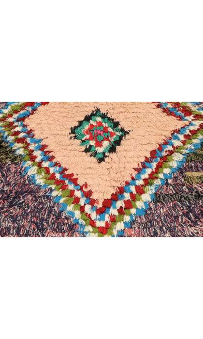 4 x 8 Colorful Vintage Moroccan Azilal Rug 20622