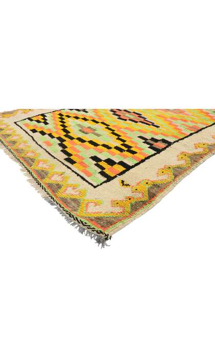 4 x 7 Vintage Boujad Moroccan Rug 20574