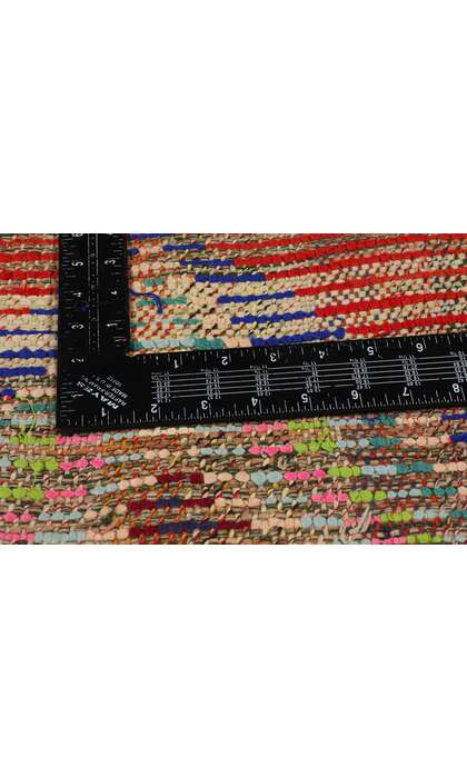 4 x 8 Vintage Orange Boujad Moroccan Rug 21830