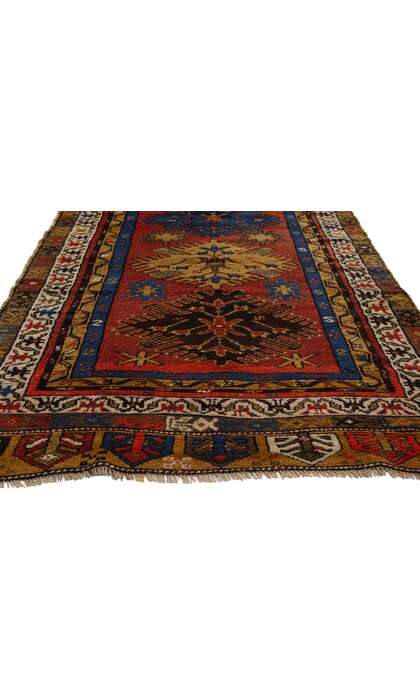 4 x 12 Vintage Turkish Oushak Rug Runner 53882