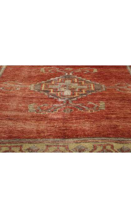 5 x 12 Vintage Red Turkish Oushak Rug 51134