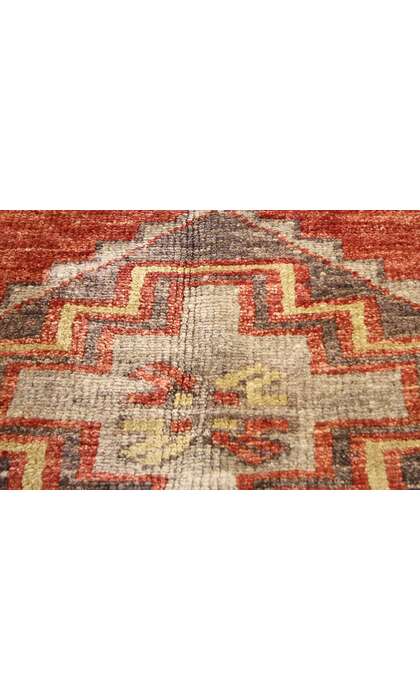 5 x 12 Vintage Red Turkish Oushak Rug 51134