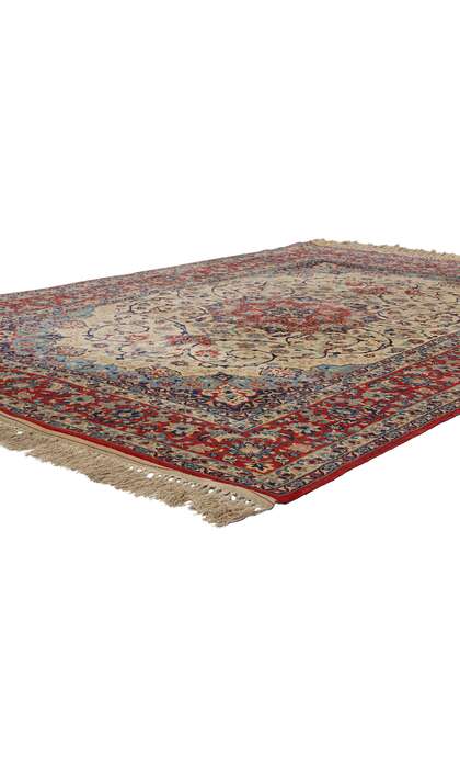5 x 8 Vintage Persian Isfahan Rug 78721