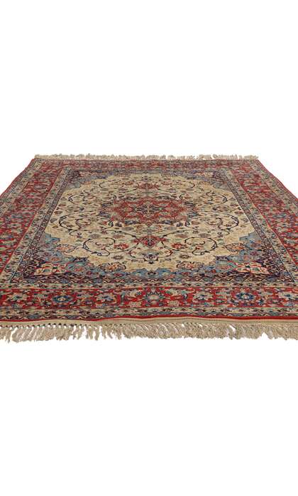 5 x 8 Vintage Persian Isfahan Rug 78721