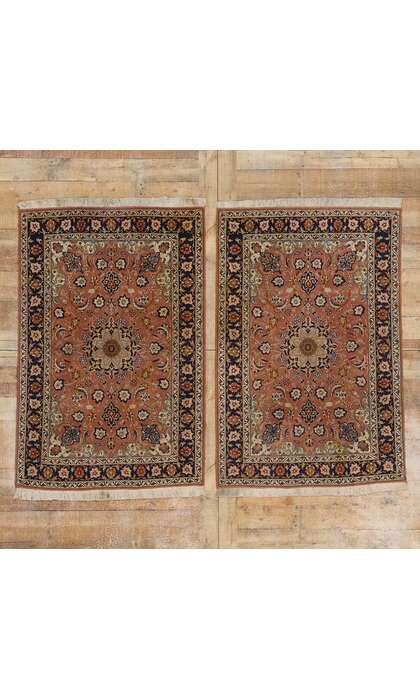 3 x 5 Small Vintage Persian Tabriz Rug 78702