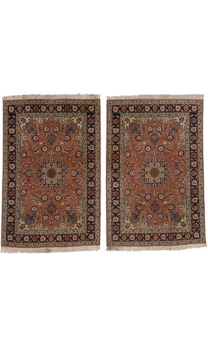 3 x 5 Small Vintage Persian Tabriz Rug 78702