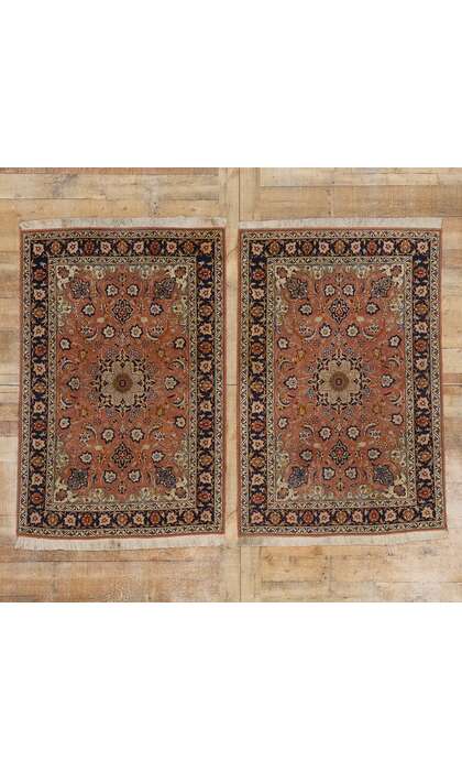 3 x 5 Small Vintage Persian Tabriz Rug 78703