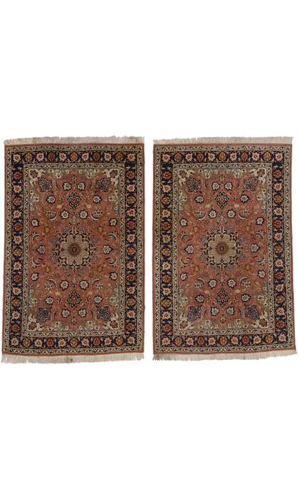 3 x 5 Small Vintage Persian Tabriz Rug 78703