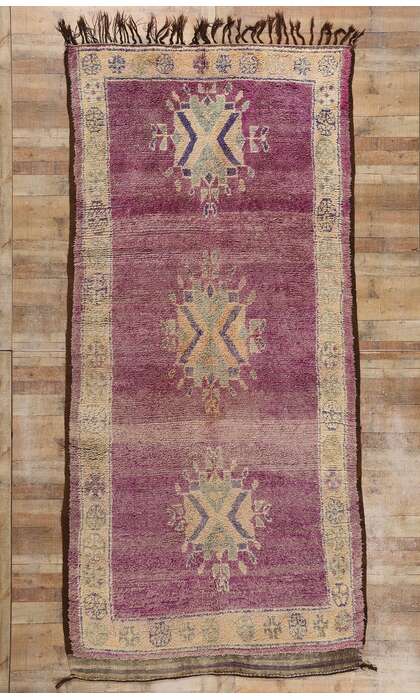 6 x 12 Vintage Purple Talsint Moroccan Rug 20931