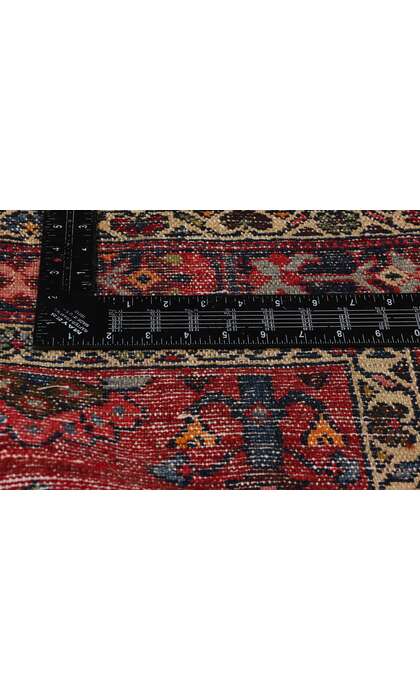 3 x 17 Vintage Red Persian Hamadan Rug 78726