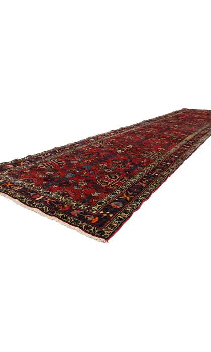 3 x 17 Vintage Red Persian Hamadan Rug 78726
