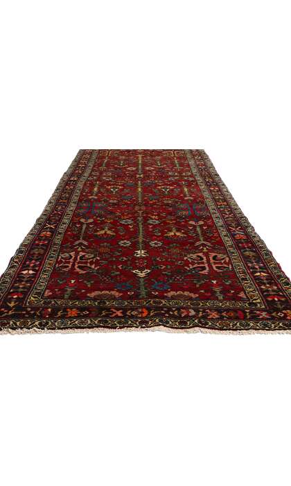 3 x 17 Vintage Red Persian Hamadan Rug 78727