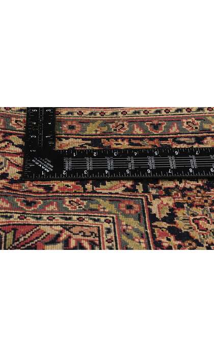 4 x 6 Vintage Red Persian Bijar Rug 78693