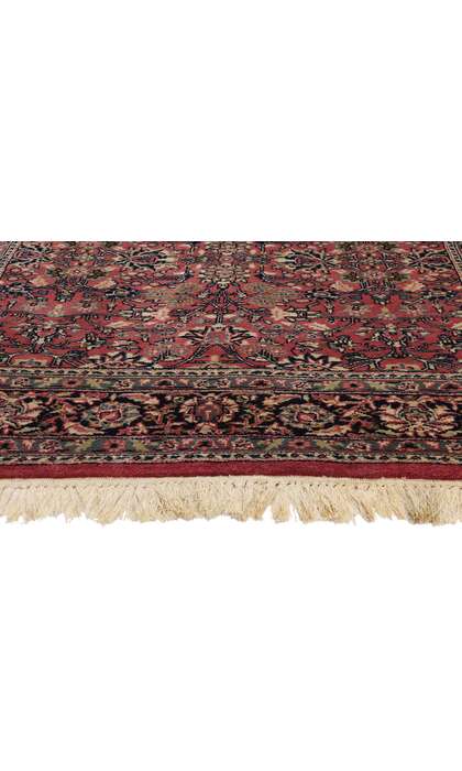 4 x 6 Vintage Red Persian Bijar Rug 78693