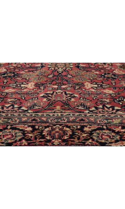 4 x 6 Vintage Red Persian Bijar Rug 78693