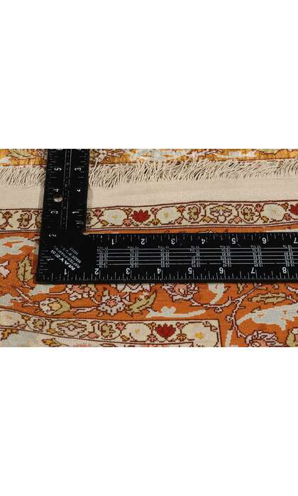 2 x 3 Vintage Turkish Silk Hereke Rug 78733