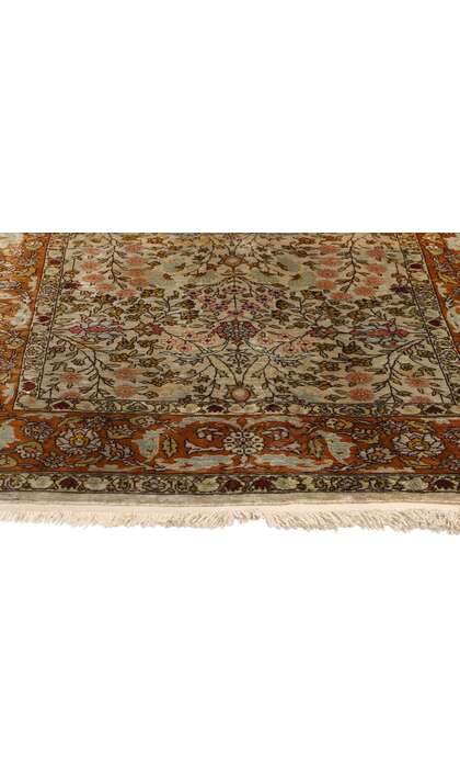 2 x 3 Vintage Turkish Silk Hereke Rug 78733