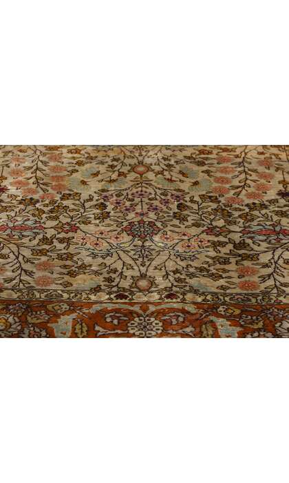 2 x 3 Vintage Turkish Silk Hereke Rug 78733