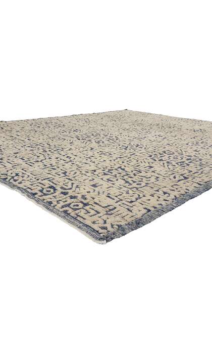 8 x 10 Modern Geometric Moroccan High-Low Rug 81055