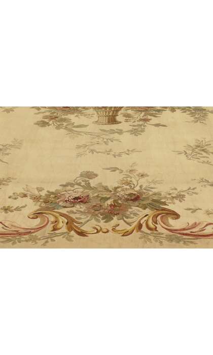 5 x 7 Antique French Silk Aubusson Tapestry 73014