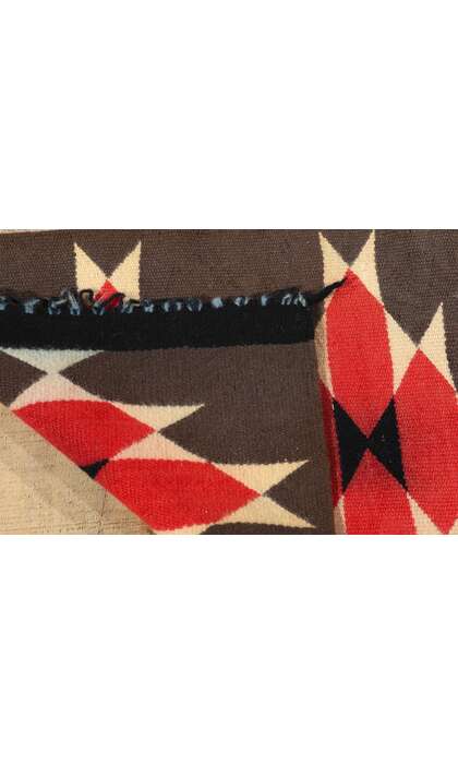 1 x 3 Small Antique Ganado Navajo Rug 78749