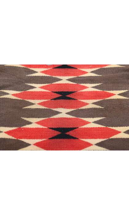 1 x 3 Small Antique Ganado Navajo Rug 78749