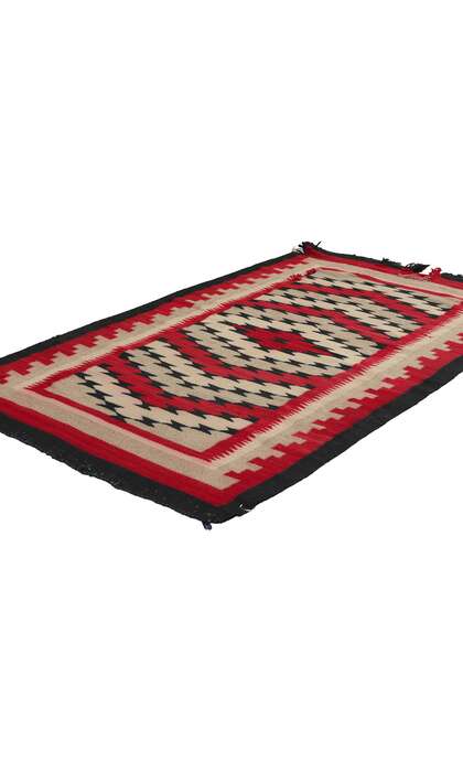 3 x 5 Antique Ganado Navajo Rug 78747