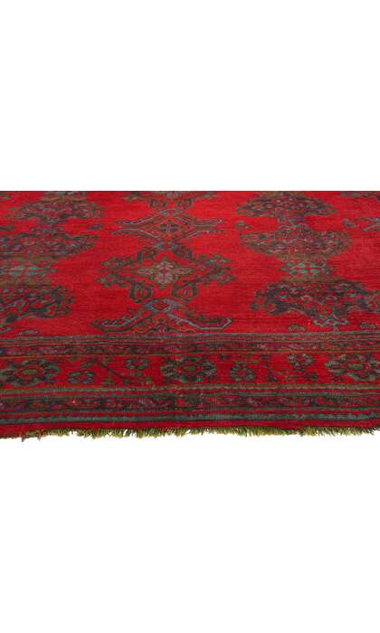 12 x 14 Antique Red Turkish Oushak Rug 78743