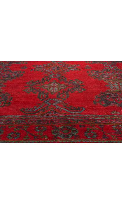 12 x 14 Antique Red Turkish Oushak Rug 78743