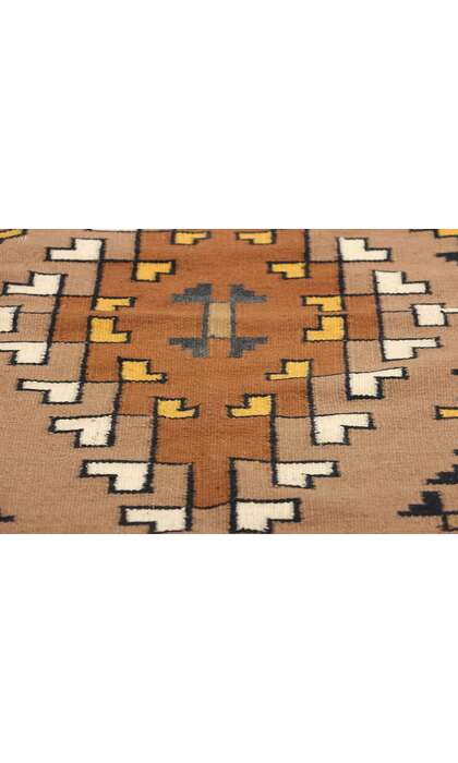 2 x 3 Antique Brown Two Grey Hills Navajo Rug 78748