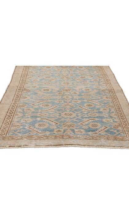 3 x 10 Vintage Blue Persian Malayer Rug Runner 53922