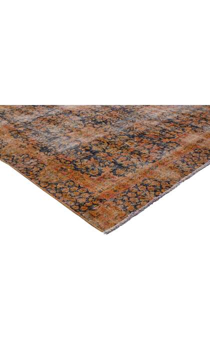 7 x 10 Vintage Persian Kerman Rug 80304