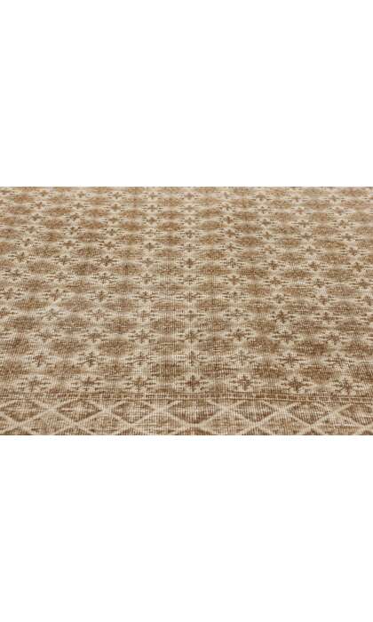 4 x 6 Distressed Vintage Turkish Sivas Rug 53936