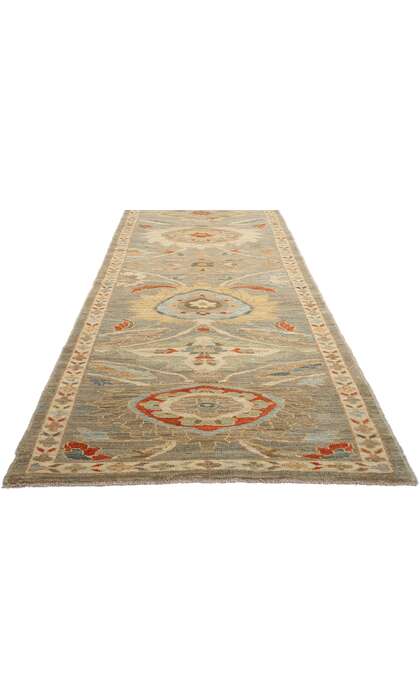 3 x 19 Long Modern Persian Sultanabad Rug Runner 61289