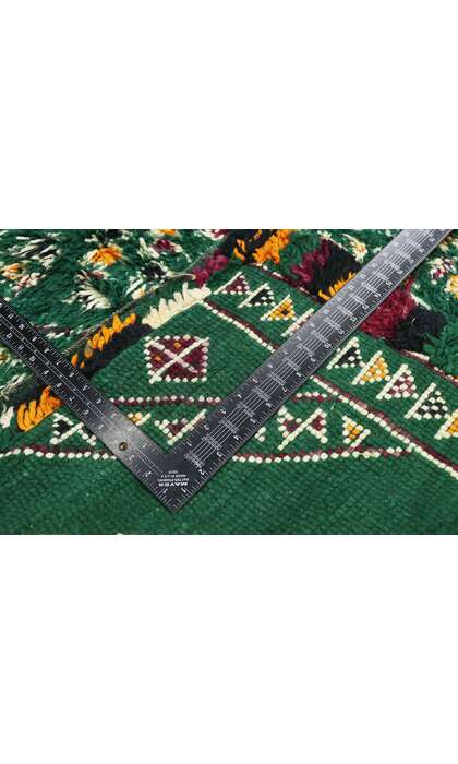 7 x 14 Vintage Green Beni MGuild Moroccan Rug 21322