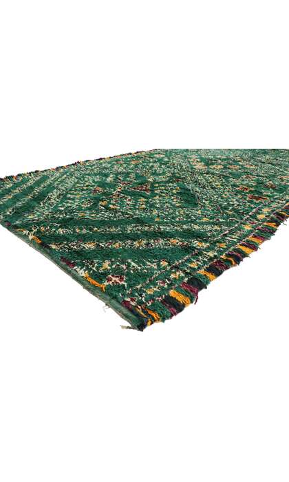 7 x 14 Vintage Green Beni MGuild Moroccan Rug 21322