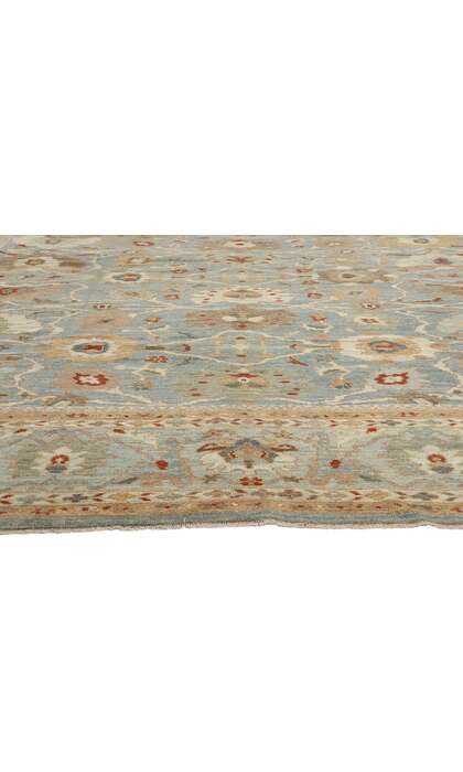 13 x 16 Modern Blue Persian Sultanabad Rug 61279