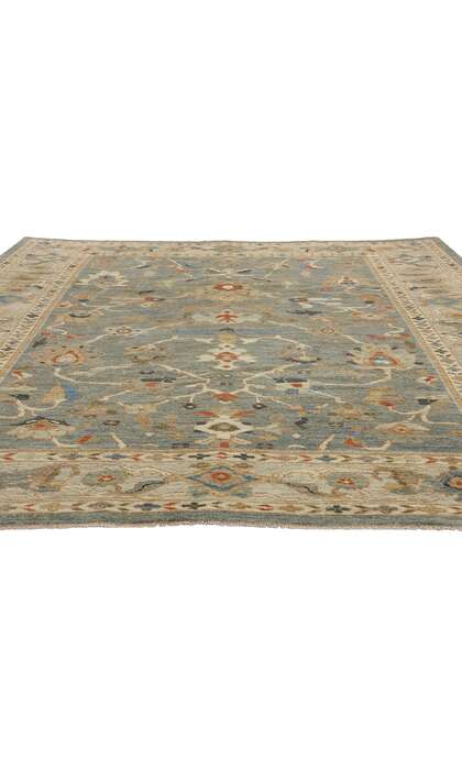 8 x 10 Modern Blue Persian Sultanabad Rug 61288