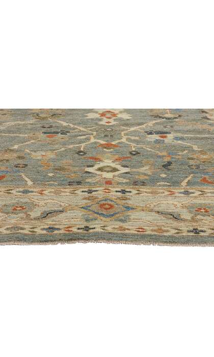 8 x 10 Modern Blue Persian Sultanabad Rug 61288