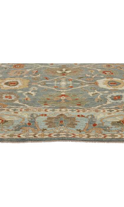 8 x 11 Modern Blue Persian Sultanabad Rug 61287