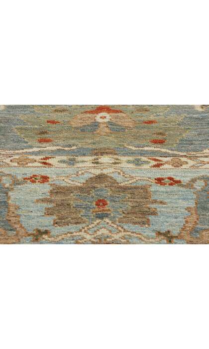 8 x 11 Modern Blue Persian Sultanabad Rug 61287