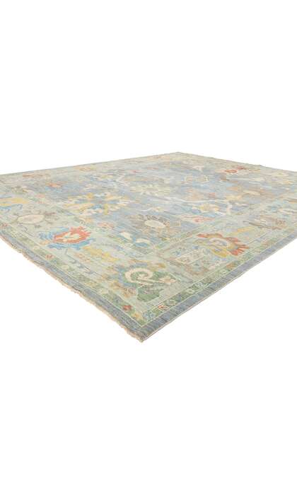 10 x 12 Modern Light Blue Persian Sultanabad Rug 61291