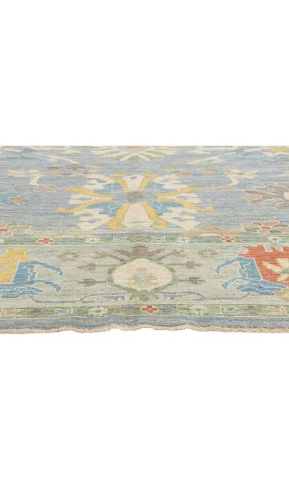 10 x 12 Modern Light Blue Persian Sultanabad Rug 61291