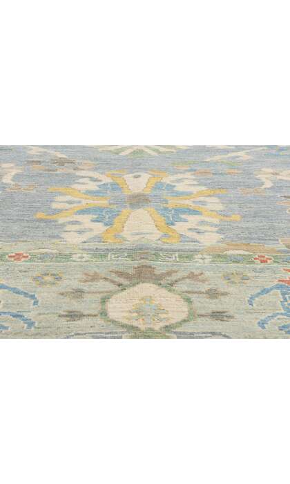 10 x 12 Modern Light Blue Persian Sultanabad Rug 61291