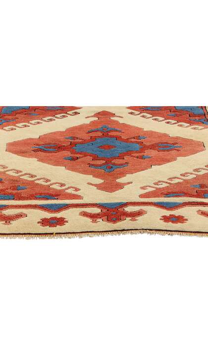 4 x 6 Vintage Turkish Oushak Rug 53933