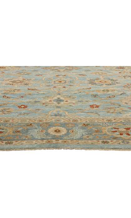 12 x 16 Modern Sky Blue Persian Sultanabad Rug 61294