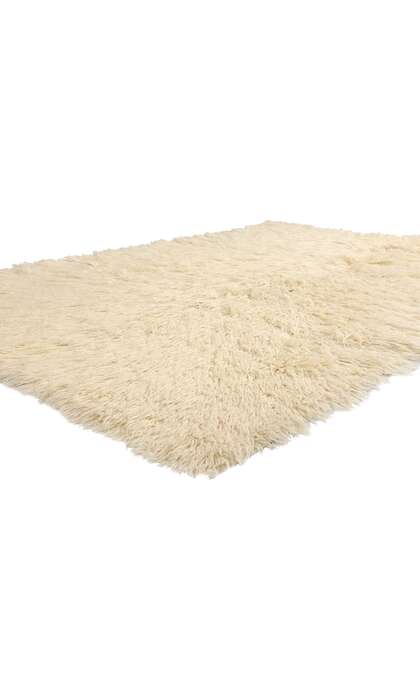 5 x 7 Vintage Greek Natural Flokati Rug 53945