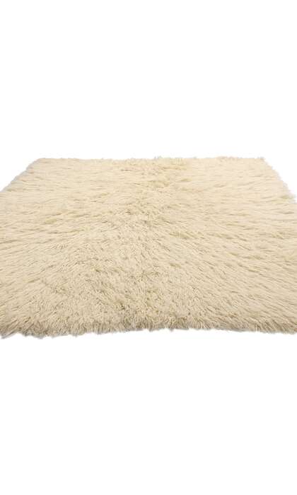 5 x 7 Vintage Greek Natural Flokati Rug 53945