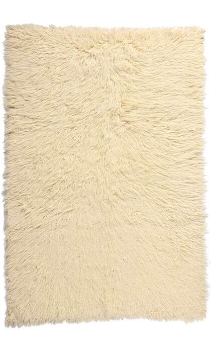 5 x 7 Vintage Greek Natural Flokati Rug 53945